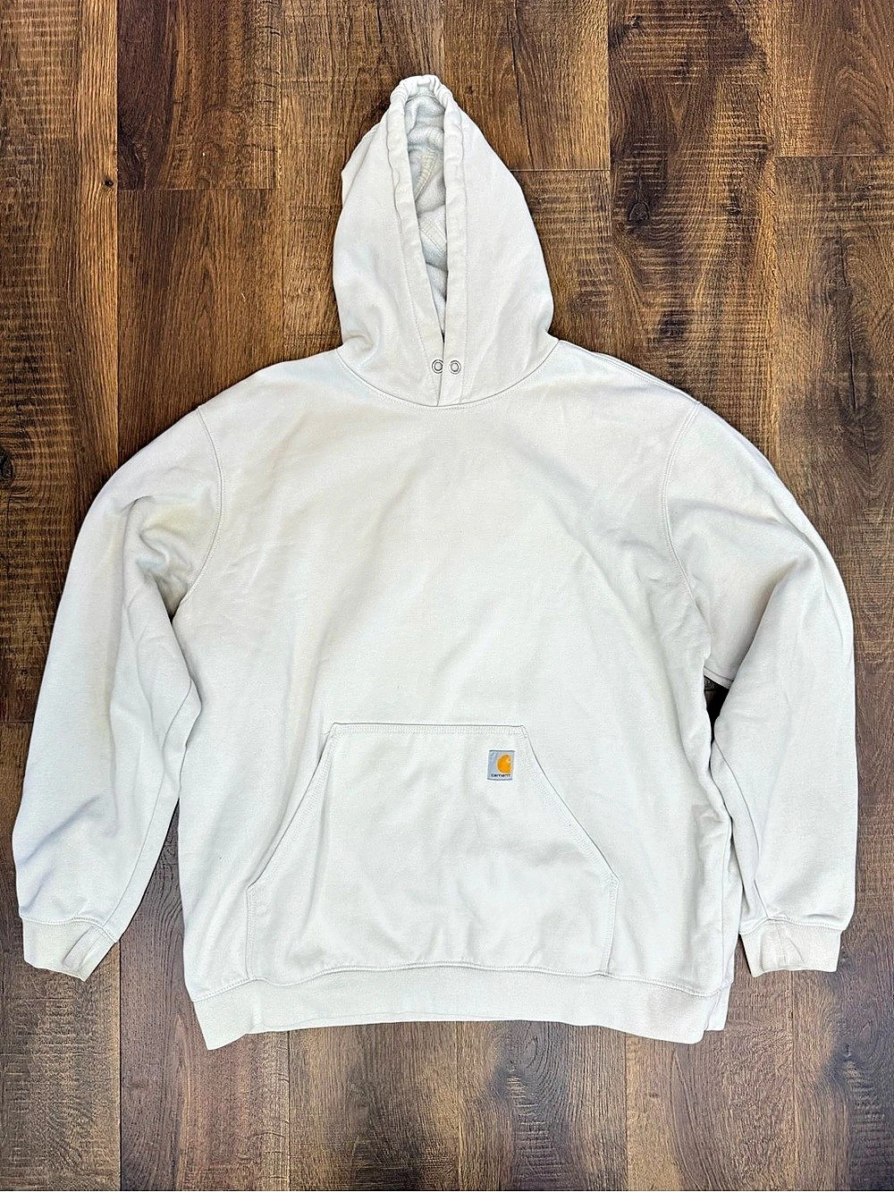 Carhartt K87 Heavyweight Hoodie White Size 2XL